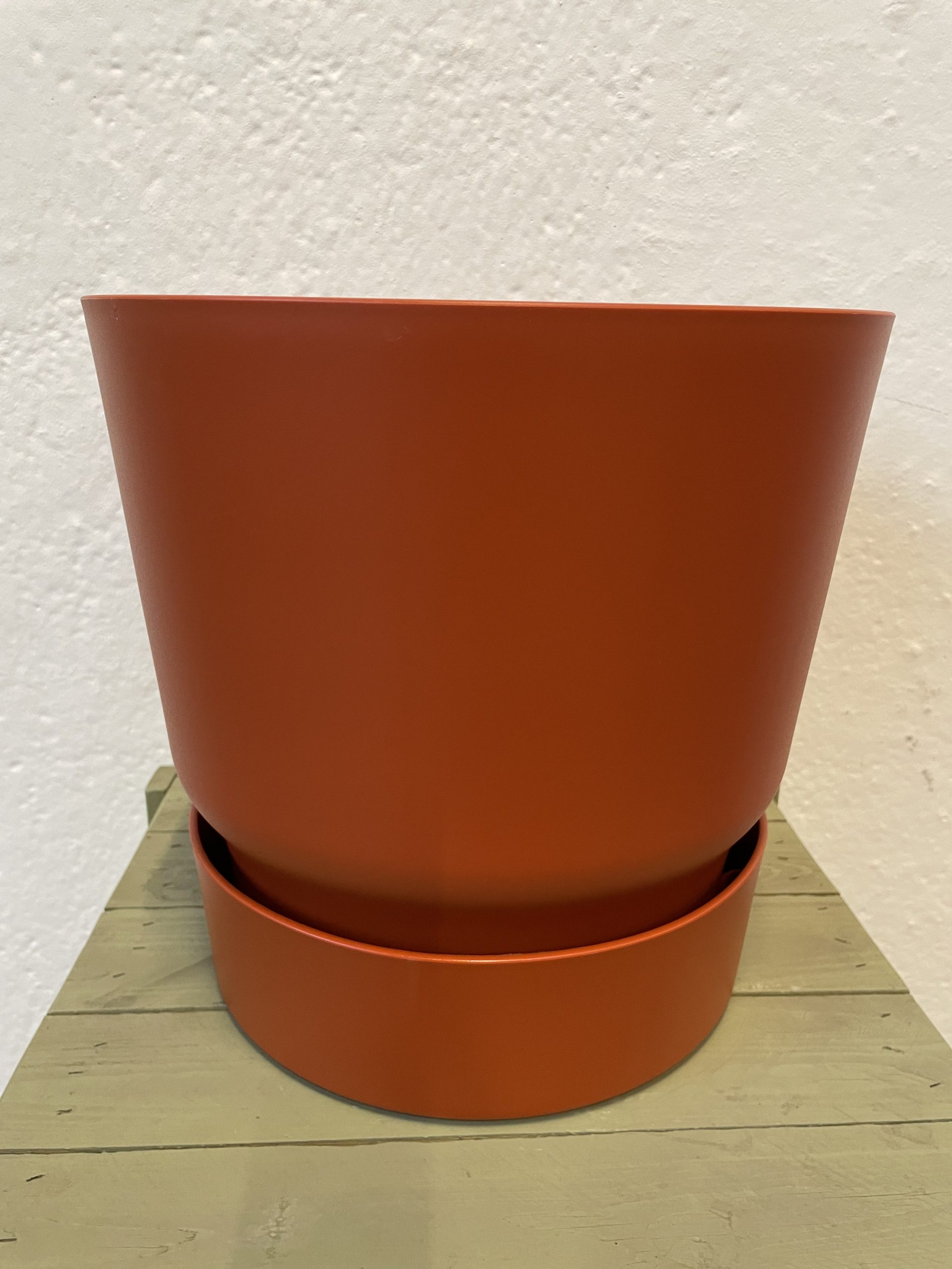 Terracotta pot + schaal 40cm