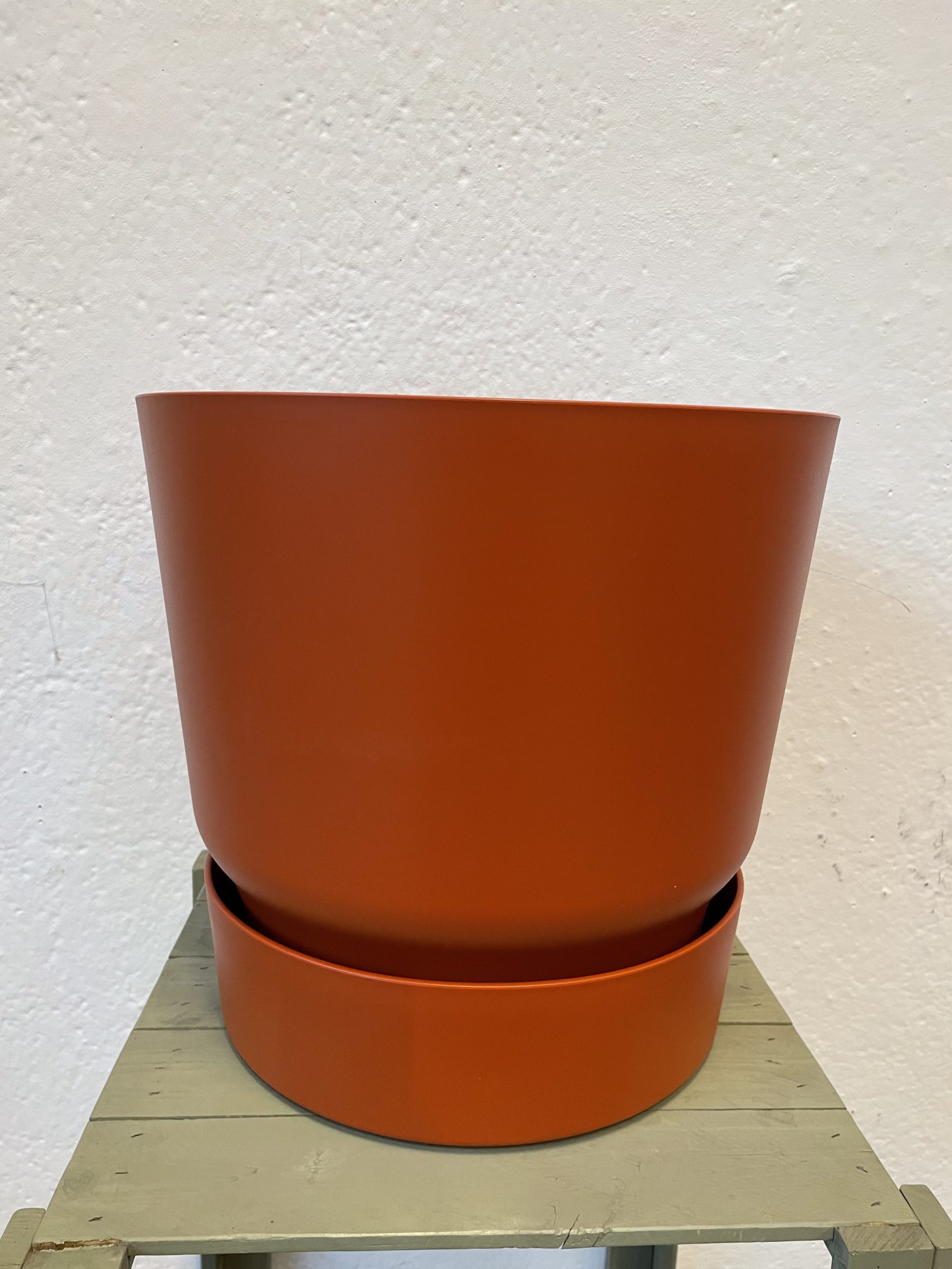 Terracotta pot + schaal 47cm