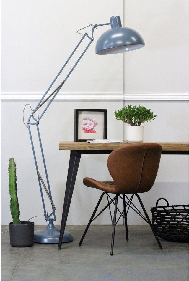 Design lamp grijs