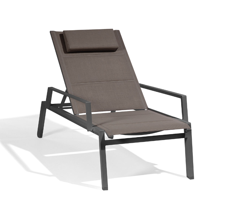 Selecta beach chair en footrest