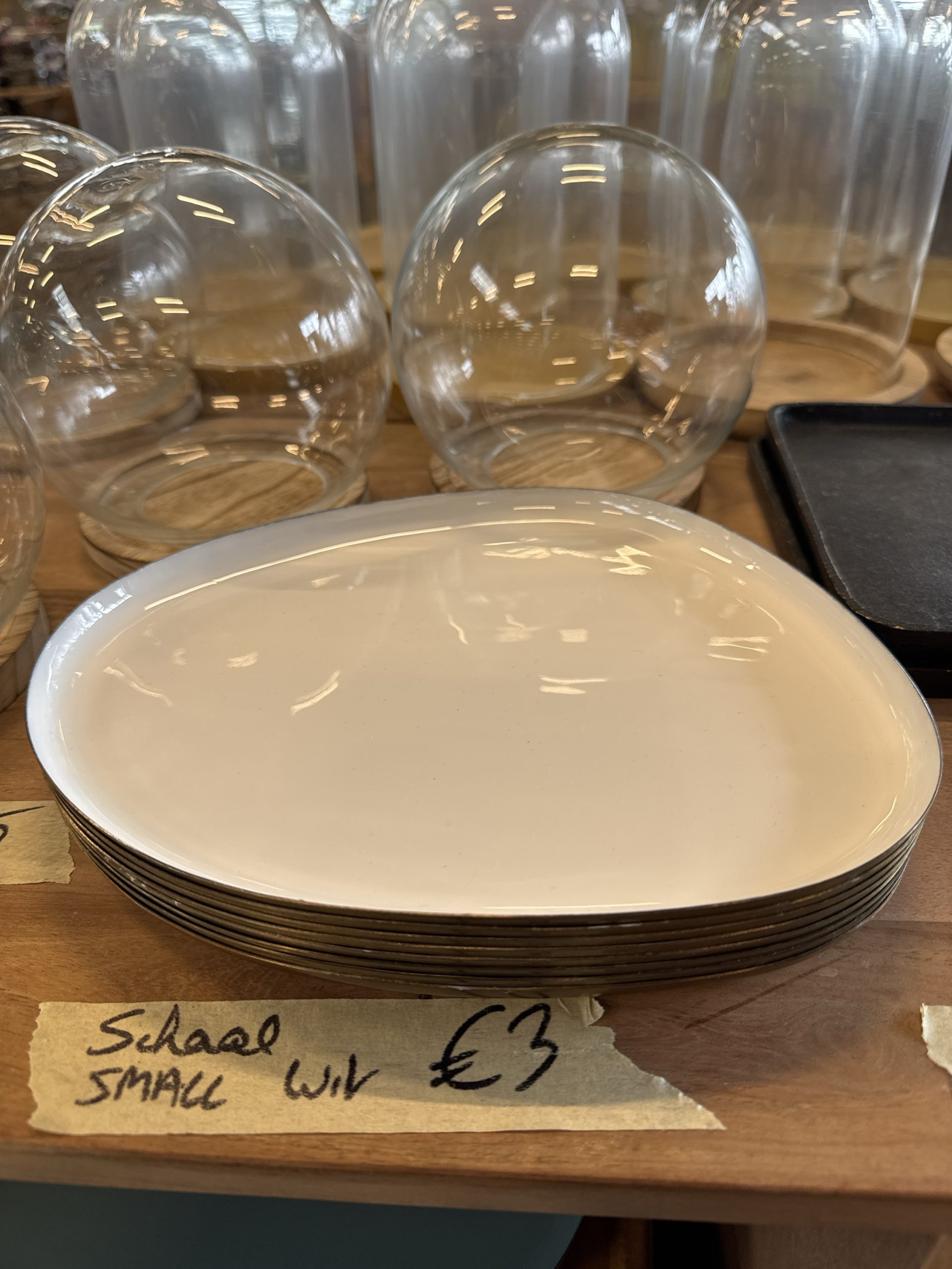 Schaal wit goud small
