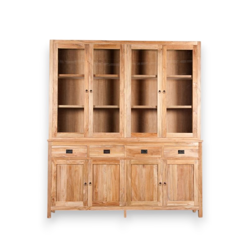 Vitrinekast 200cm classic