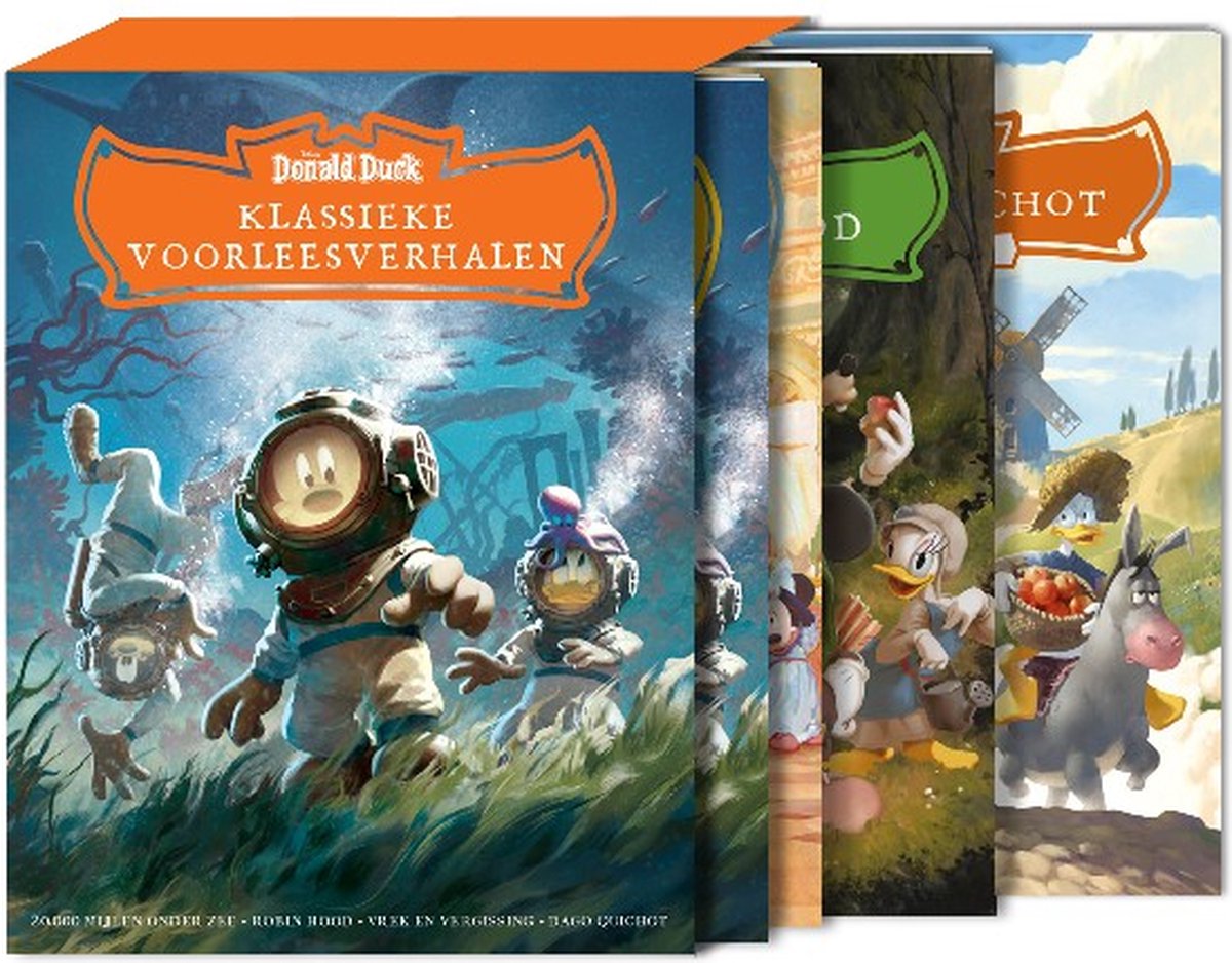 Verzamelbox Klassieke verhalen 5 tm 8 - Donald Duck voorleesverhalen
